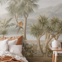 Fototapet Tropical Plateau, Sepia, personalizat, Photowall