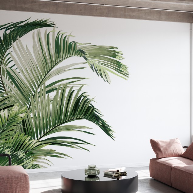 Tapet cu frunze tropicale Piece of Paradise, Viridescent