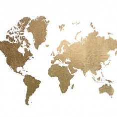 Fototapet World Map, personalizat, Photowall