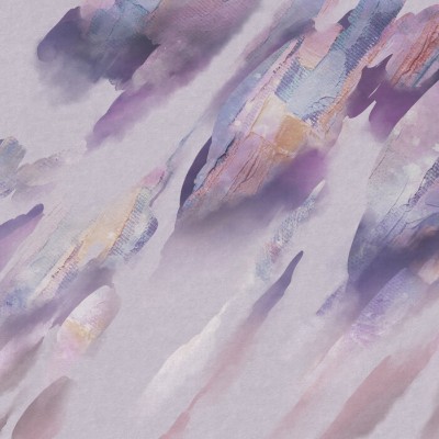 Tapet Dream Flash, Plum - un design abstract modern, cu nuanțe subtile de mov, pentru camera de zi sau dormitor.
