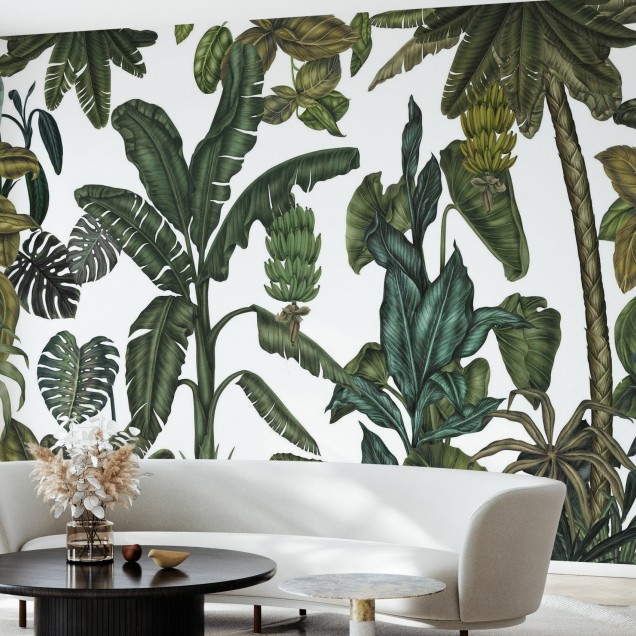 Tapet cu design tropical Jungle Leaves