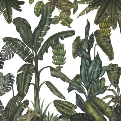 Tapet cu design tropical Jungle Leaves