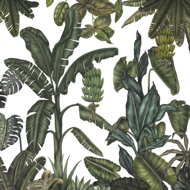 Tapet cu design tropical Jungle Leaves