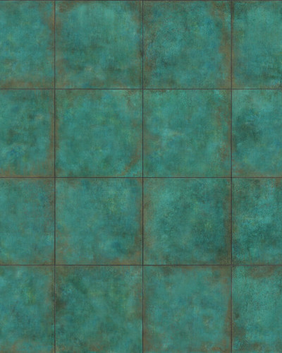 Tapet Copper Plates, Dark, cu design industrial