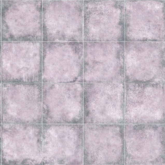 Tapet cu aspect de plăci de cupru, Copper Plates, Rosy, roz pudrat,  cu o textură unică.