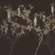 Tree Waltz - Brown-Yellow, Photowall