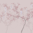 Tree Waltz - Pink-Blue, Photowall