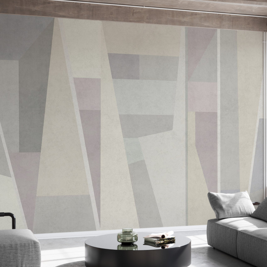 Geometric Samba VI tapet geometric abstract modern