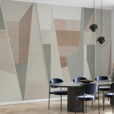Geometric Samba VI tapet geometric abstract modern