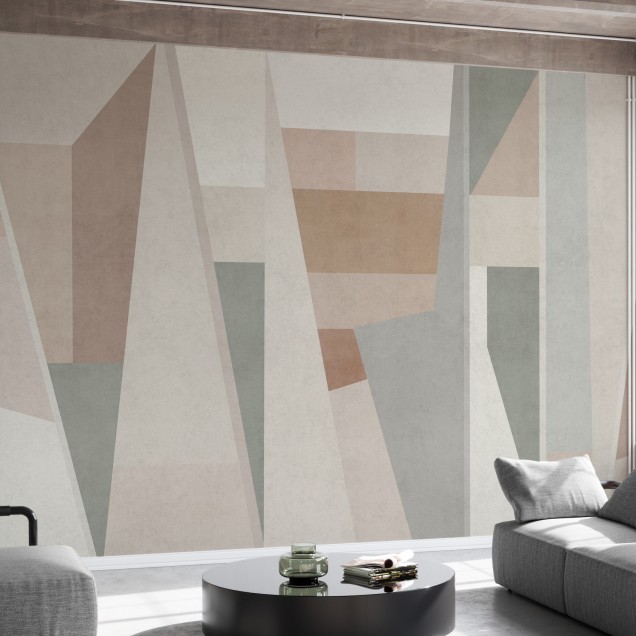 Geometric Samba VI tapet geometric abstract modern