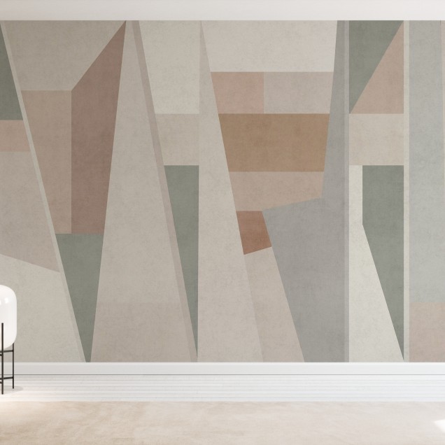 Geometric Samba VI tapet geometric abstract modern