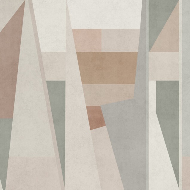 Geometric Samba VI tapet geometric abstract modern