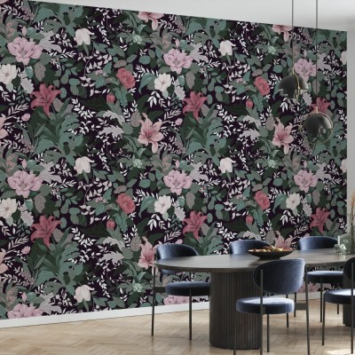 Allure, Twilight Garden, Photowall - Tapet floral modern