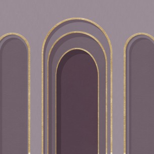 Fototapet Arch Adornment, Violet, Personalizat, Photowall