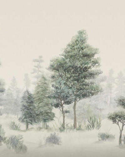 Fototapet Bohemian Forest, cu un design unic de pădure, ideal pentru decorarea interiorului