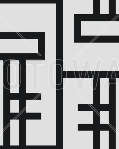 Tapet geometric gri și negru cu model modern