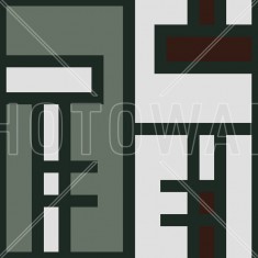 Fototapet Green Brick, Shifted, Personalizat, Photowall