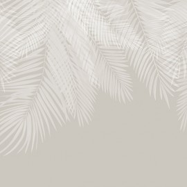 Fototapet Hanging Palm Leaves, Beige-White, Personalizat, Photowall