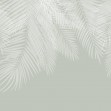 Fototapet Hanging Palm Leaves, Green-White, Photowall