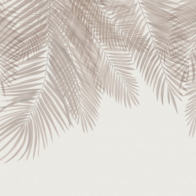 Hanging Palm Leaves, Sepia, Photowall