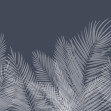 Swaying Palm Leaves - Blue, Photowall