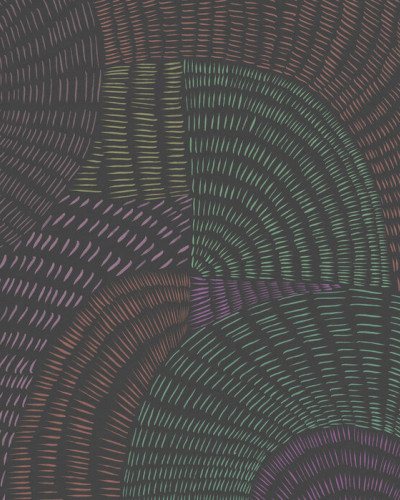 Fototapet abstract cu linii colorate