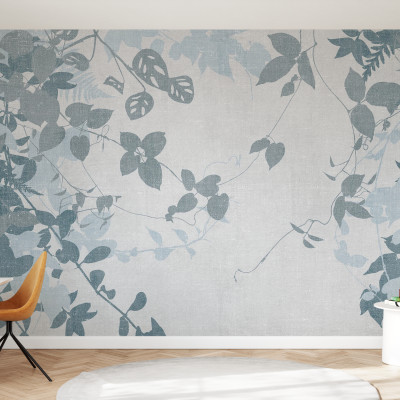 Fototapet cu design botanic 