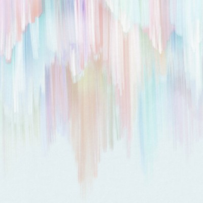 Tapet abstract modern Dripping II, cu linii subțiri, fluide și culori pastelate, perfect pentru a decora livingul, dormitorul sau bucătăria