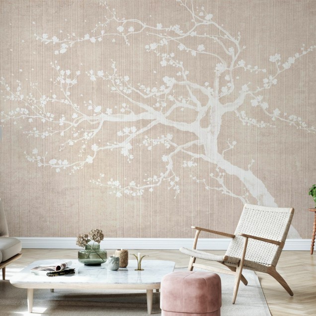 Wallpaper cu flori de cires Sakura Spring