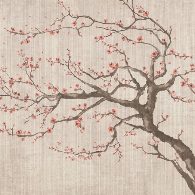 Tapet foto cu flori de cireș Sakura Spring VII