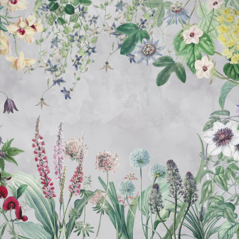 Fototapet cu motiv floral, grădină suspendată