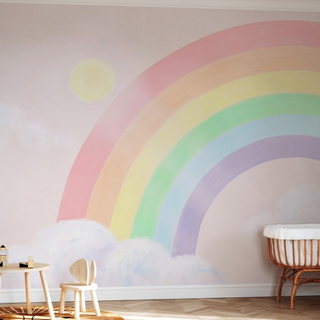 Fototapet Sparkling Rainbow III