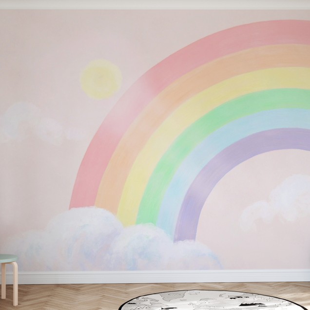 Fototapet Sparkling Rainbow III