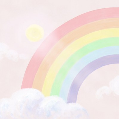 Fototapet Sparkling Rainbow III