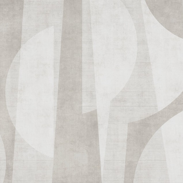 Fototapet abstract bej în living modern