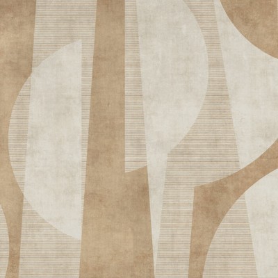 Tapet cu design abstract în nuanțe de ruginiu, Ipanema Beach, Rust