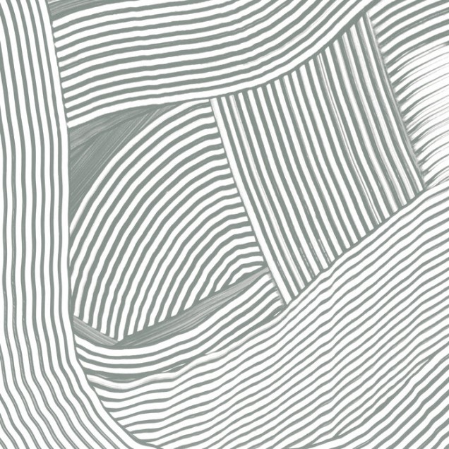 Tapet cu design abstract in nuante de gri, Weaving II
