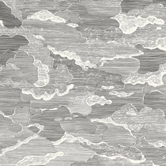 Fototapet Up and Away - Black Fototapet cu design în nuanțe de negru, ideal pentru camera copilului