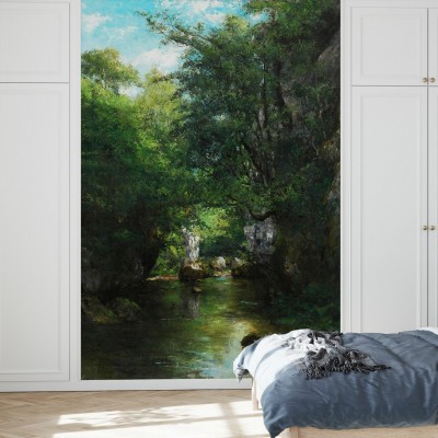 Fototapet Water Stream, Gustave Courbet, Personalizat, Photowall, Fototapet living 