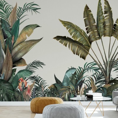 Tapet Tropical, Frunze Mari, Photowall