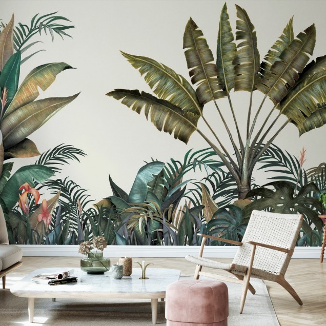 Tapet Tropical, Frunze Mari, Photowall