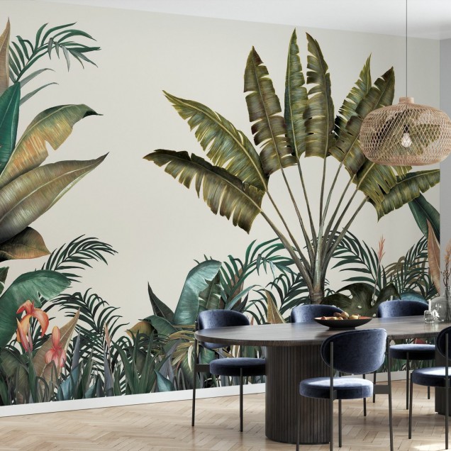 Tapet Tropical, Frunze Mari, Photowall