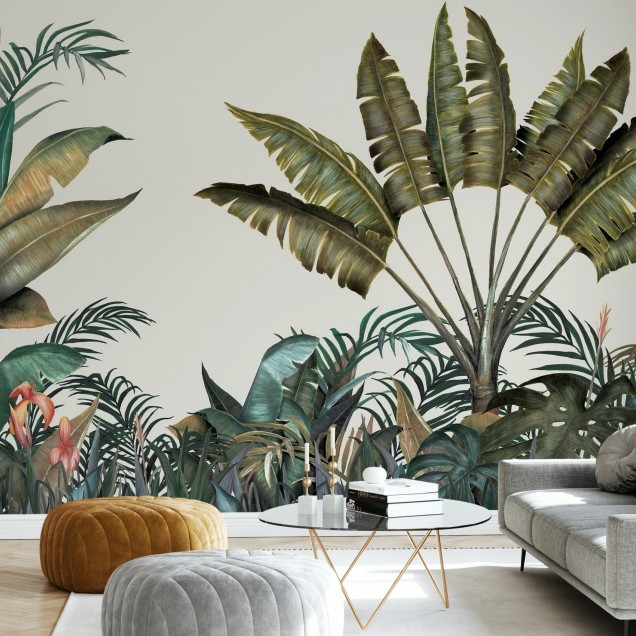 Tapet Tropical, Frunze Mari, Photowall