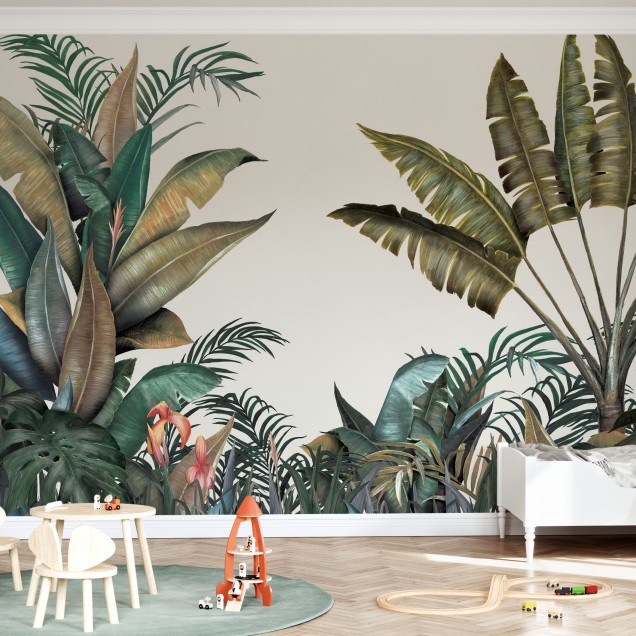 Tapet Tropical, Frunze Mari, Photowall