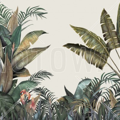 Tapet Tropical, Frunze Mari, Photowall