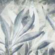 Painted Leaves - Blue, Photowall