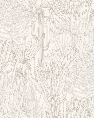 Euphorbia Forest, Bone, Photowall