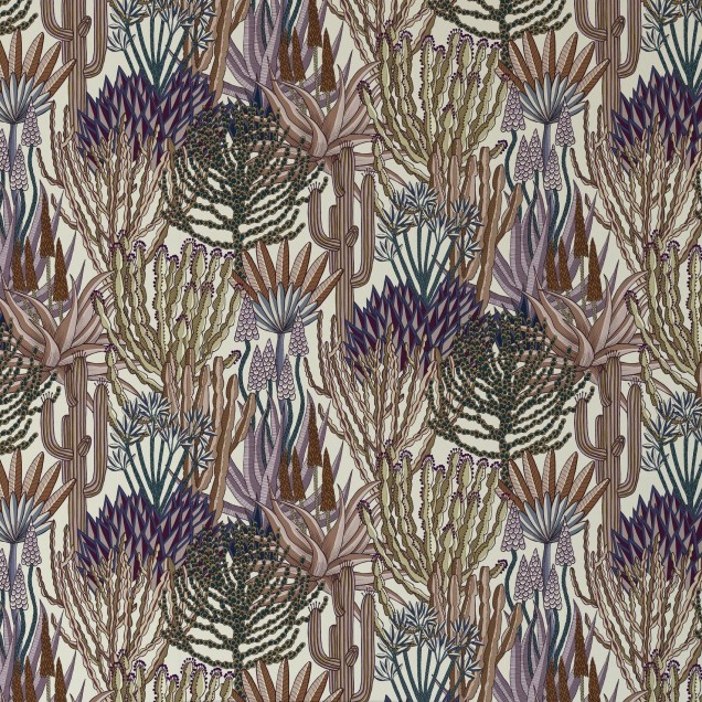 Tapet cu design floral exotic - Euphorbia Forest