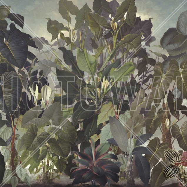 Tapet cu design tropical, Into the Tropics.