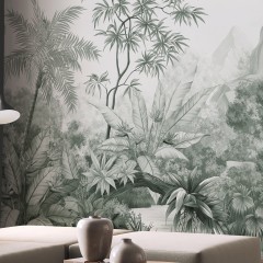 Fototapet Tangled Jungle, Green, Personalizat, Photowall